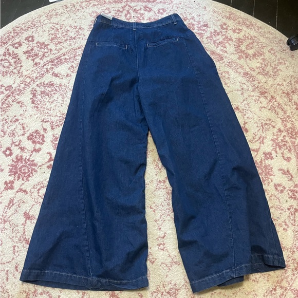 Free People Equinox Denim Wide
Leg Trouser Jeans Ritual Blue - Picture 9 of 9